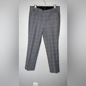 Banana Republic Men's Gray Checkered Pants